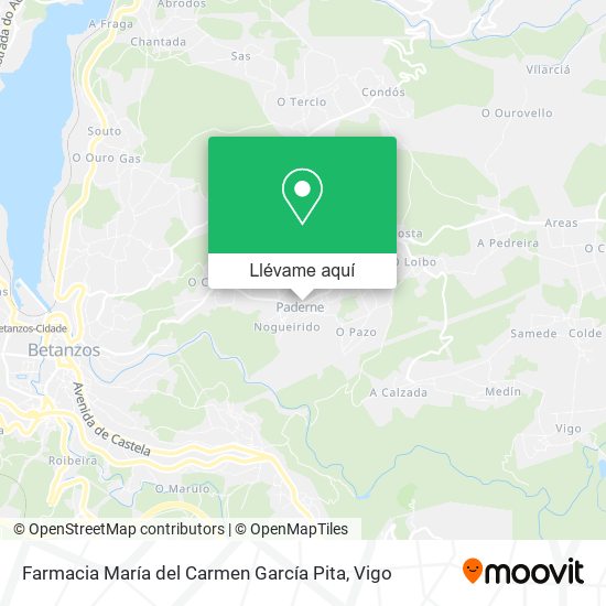 Mapa Farmacia María del Carmen García Pita