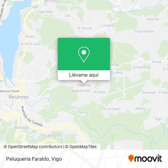 Mapa Peluquería Faraldo