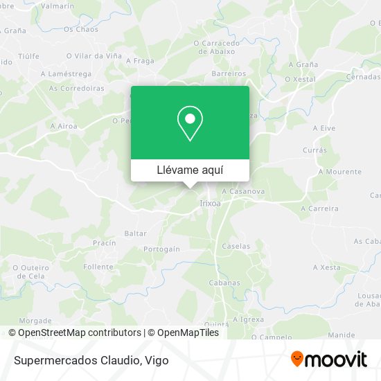 Mapa Supermercados Claudio