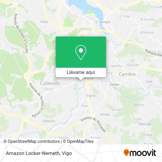 Mapa Amazon Locker-Nemeth