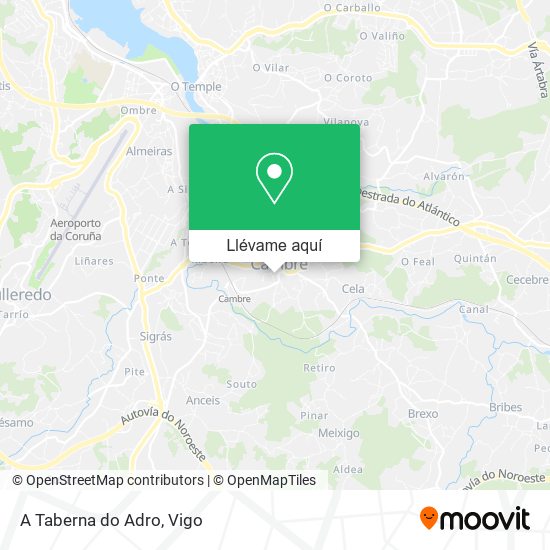 Mapa A Taberna do Adro