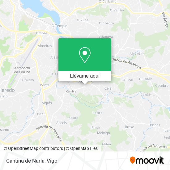 Mapa Cantina de Narla
