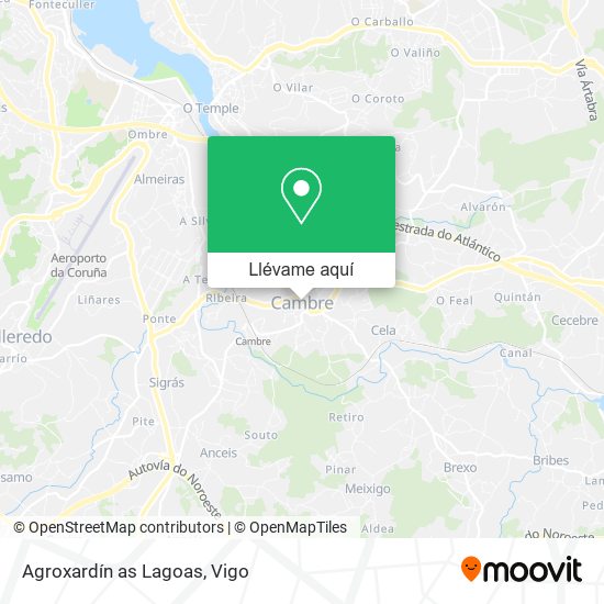 Mapa Agroxardín as Lagoas