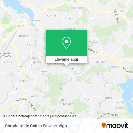 Mapa Obradoiro de Gaitas Seivane