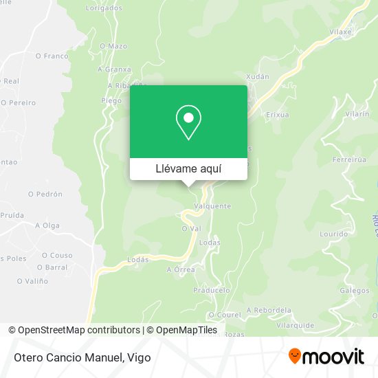 Mapa Otero Cancio Manuel