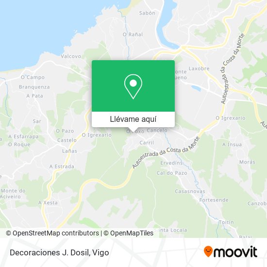 Mapa Decoraciones J. Dosil