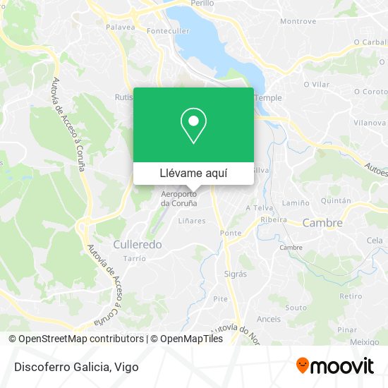 Mapa Discoferro Galicia