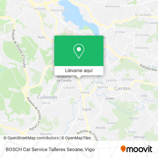 Mapa BOSCH Car Service Talleres Seoane