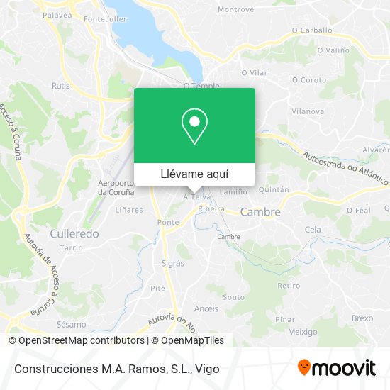 Mapa Construcciones M.A. Ramos, S.L.