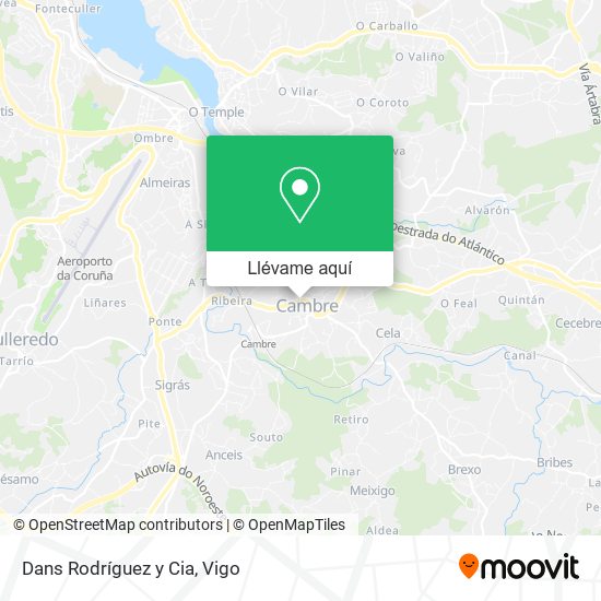Mapa Dans Rodríguez y Cia