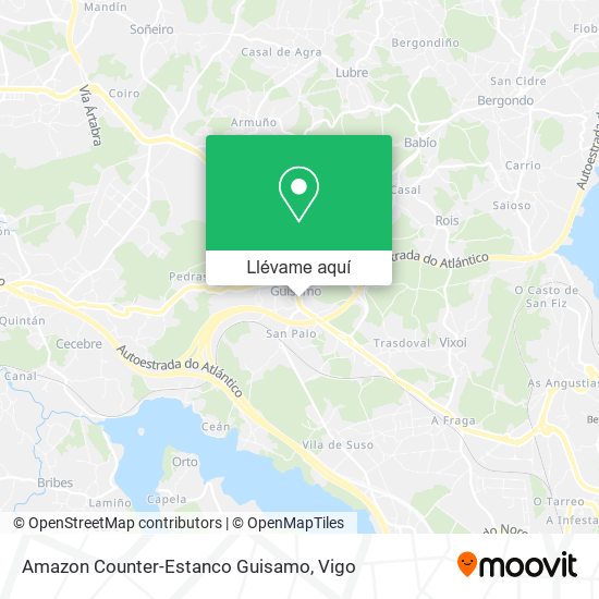 Mapa Amazon Counter-Estanco Guisamo