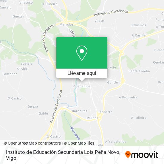 Mapa Instituto de Educación Secundaria Lois Peña Novo