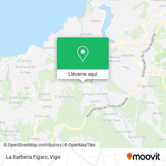 Mapa La Barbería Figaro