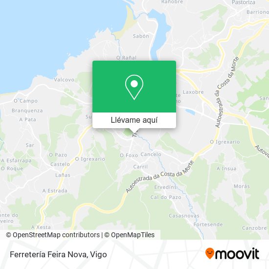 Mapa Ferretería Feira Nova