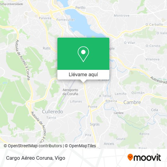 Mapa Cargo Aéreo Coruna