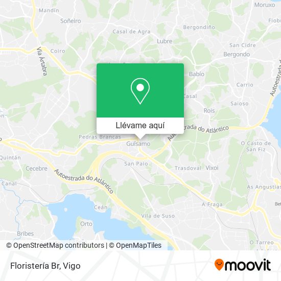 Mapa Floristería Br