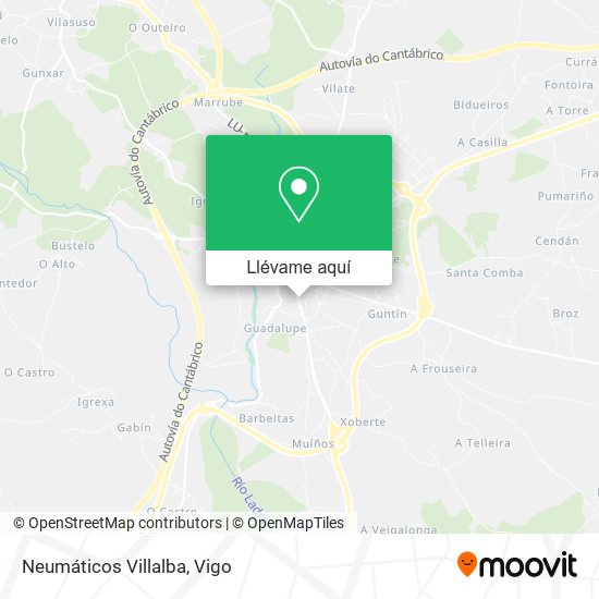 Mapa Neumáticos Villalba