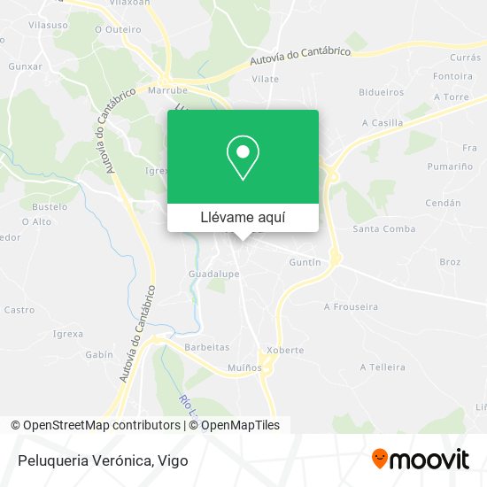 Mapa Peluqueria Verónica
