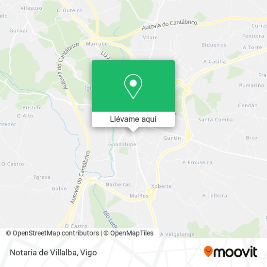 Mapa Notaria de Villalba