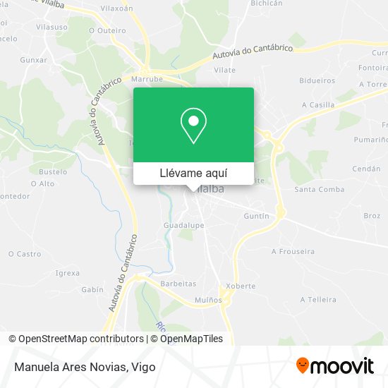 Mapa Manuela Ares Novias