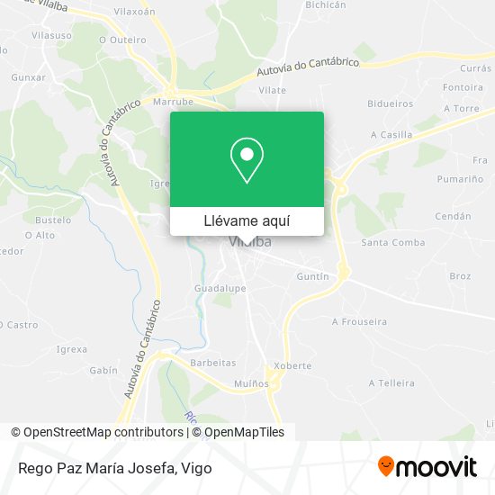 Mapa Rego Paz María Josefa