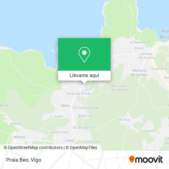 Mapa Praia Beo