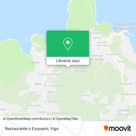 Mapa Restaurante o Esqueiro