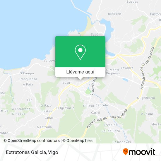 Mapa Extratones Galicia