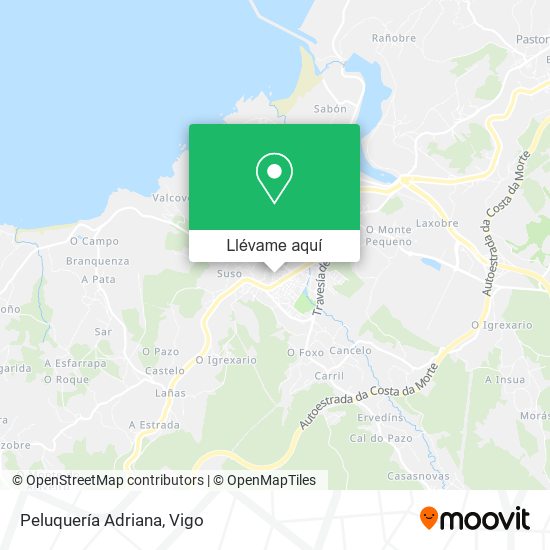 Mapa Peluquería Adriana