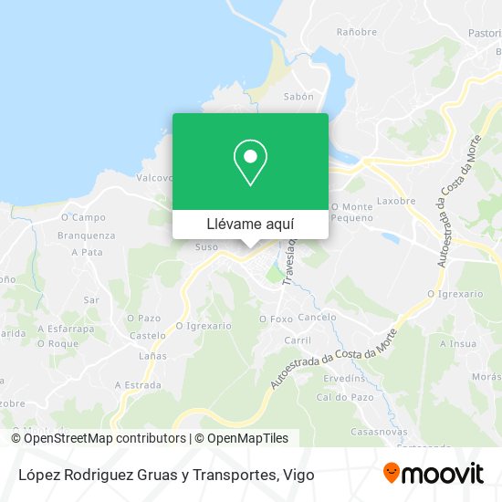 Mapa López Rodriguez Gruas y Transportes
