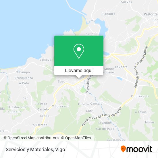 Mapa Servicios y Materiales