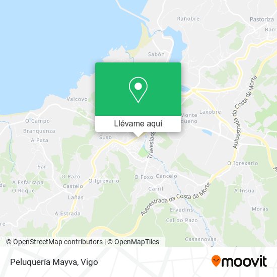 Mapa Peluquería Mayva