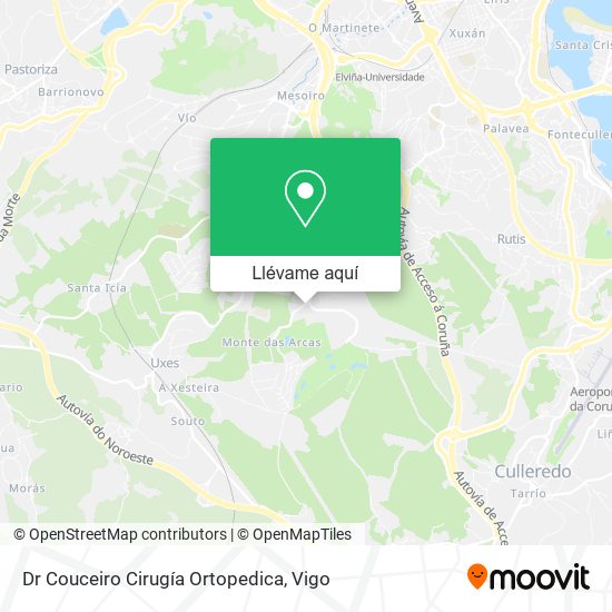 Mapa Dr Couceiro Cirugía Ortopedica