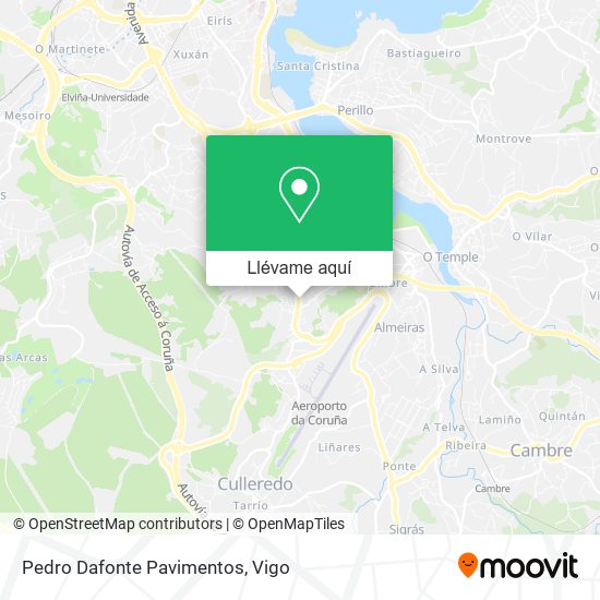 Mapa Pedro Dafonte Pavimentos