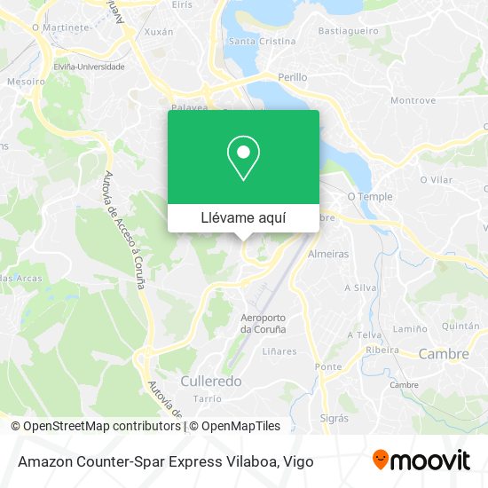 Mapa Amazon Counter-Spar Express Vilaboa