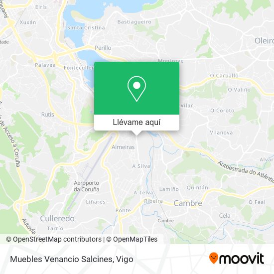 Mapa Muebles Venancio Salcines