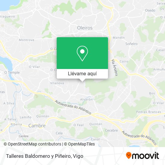 Mapa Talleres Baldomero y Piñeiro