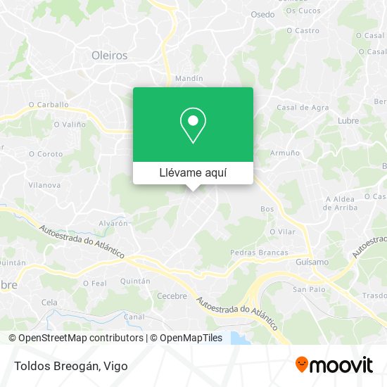 Mapa Toldos Breogán