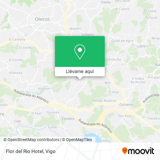 Mapa Flor del Rio Hotel