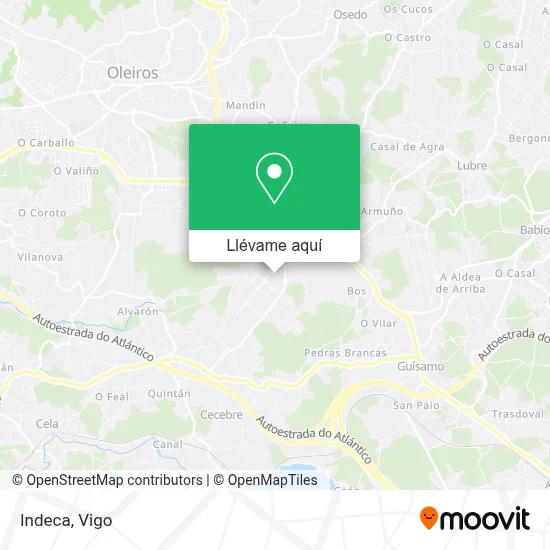 Mapa Indeca