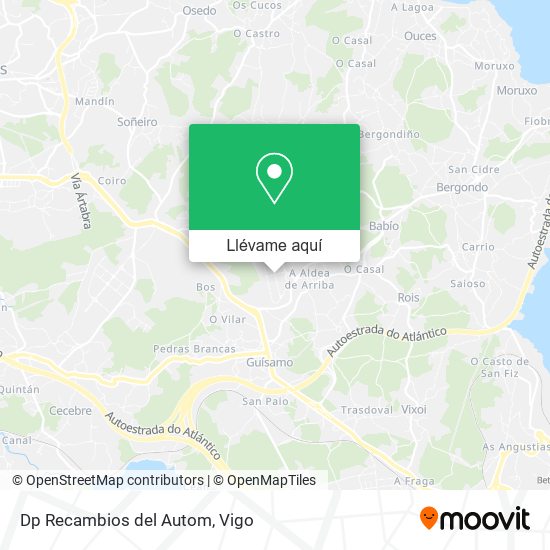 Mapa Dp Recambios del Autom