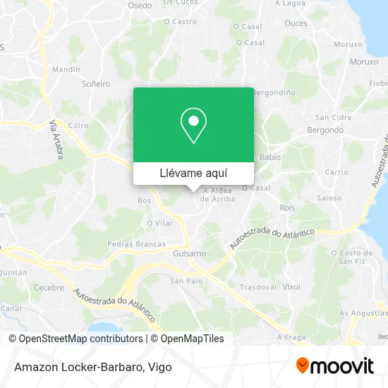 Mapa Amazon Locker-Barbaro