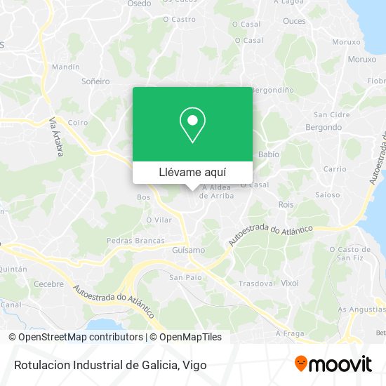 Mapa Rotulacion Industrial de Galicia