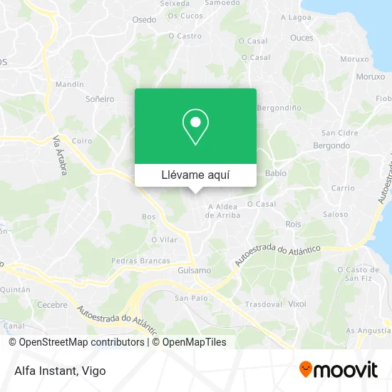 Mapa Alfa Instant