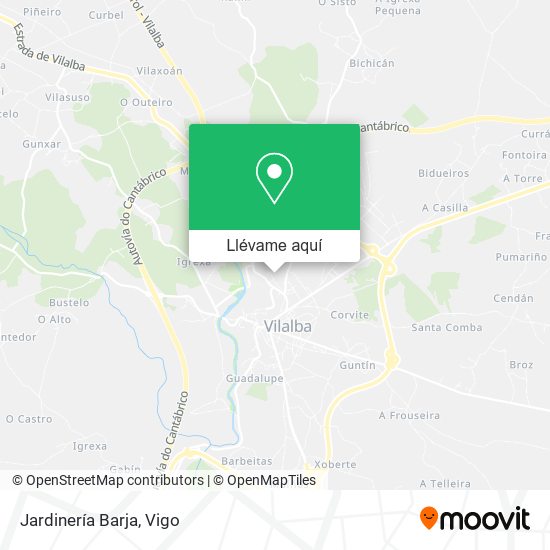 Mapa Jardinería Barja