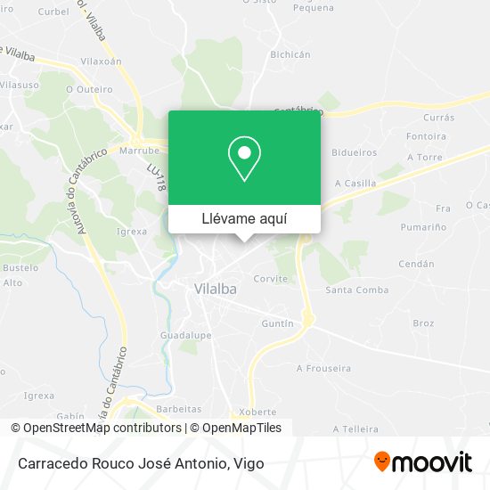 Mapa Carracedo Rouco José Antonio
