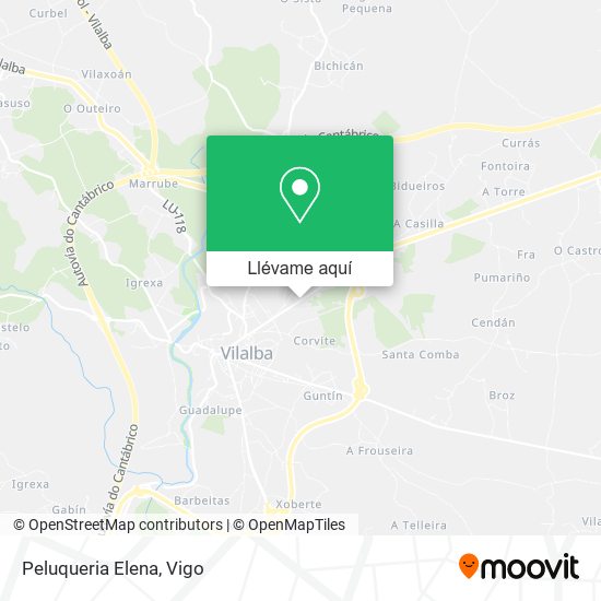 Mapa Peluqueria Elena