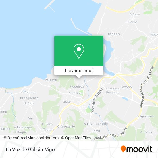 Mapa La Voz de Galicia