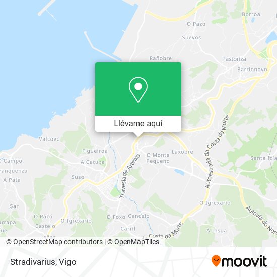 Mapa Stradivarius