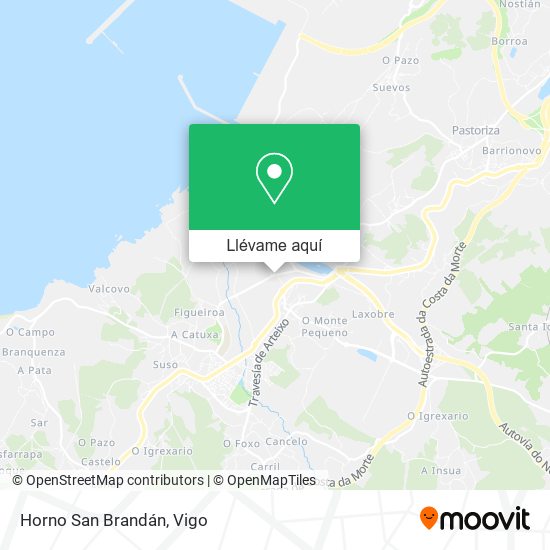 Mapa Horno San Brandán
